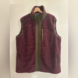 Adsum Men’s Expedition Fleece Vest in Custom Jacquard